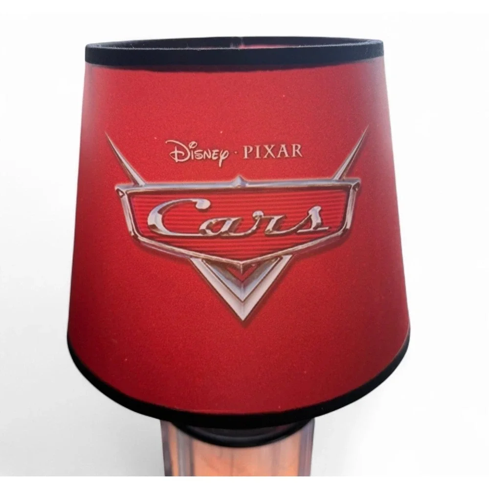 VTG Disney Pixar Cars Mater Rotating Cylinder Table Lamp Light Works KNG America
